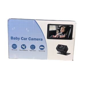 Car Seat Camera 7.2" Monitor 1080P HD Night Vision 360° Rotate Wide Angle New